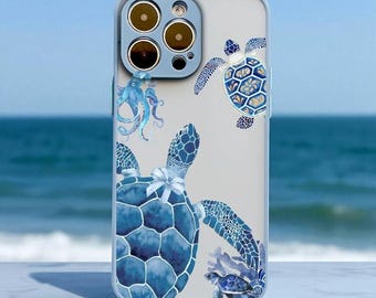 AquaShell Turtle Armor Case – Ocean-Inspired Shockproof iPhone Cover