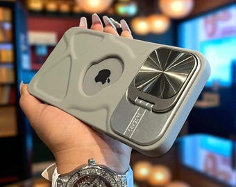 Magnetic Silicone iPhone Case with Stand - Logo View - SnapCore MagStand