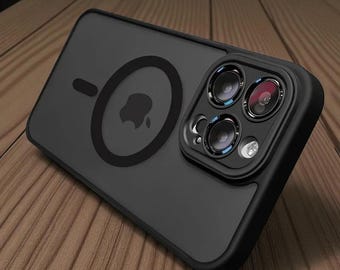 Funda magnética mate FrostGuard para iPhone: protección a prueba de golpes