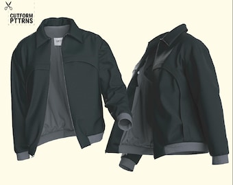 VERY SPECIAL Arched Jacket A4 Pattern "Fashion staple with hidden pockets"