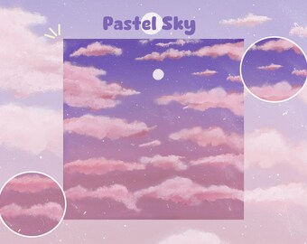 Pastel Sky - Acrylic Landscape Art Print | Giclée Print