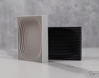 Self-Draining Design Soap Dish, Modern Minimalist Bathroom Accessory, Anti Stick, Biodegradable Soap Holder "IMPACT"