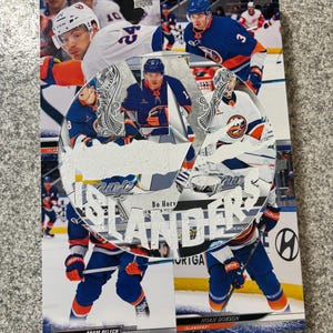 Hockey Card Islanders Logo Decor
