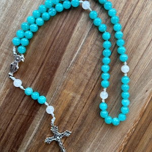 Our Lady of Grace Rosary | Handmade Beaded Catholic Rosary
