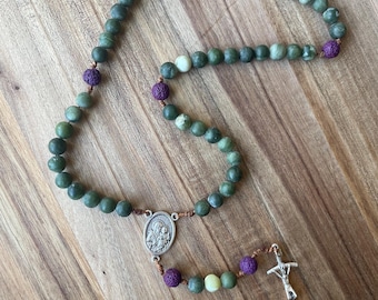 St. Joseph Rosary | Handmade Beaded Rosary