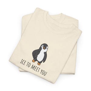 Cute Penguin Unisex Tee, Perfect for Kids, Animal Lovers, Birthday Gift, Casual Wear, Spring & Summer Fashion