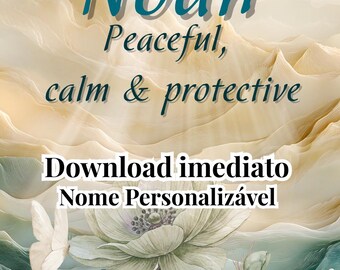 Noah Name Meaning Wall Art Printable, Baby Boy Nursery Decor, Personalized Name Print, Custom Baby Poster, Boy Room Decor