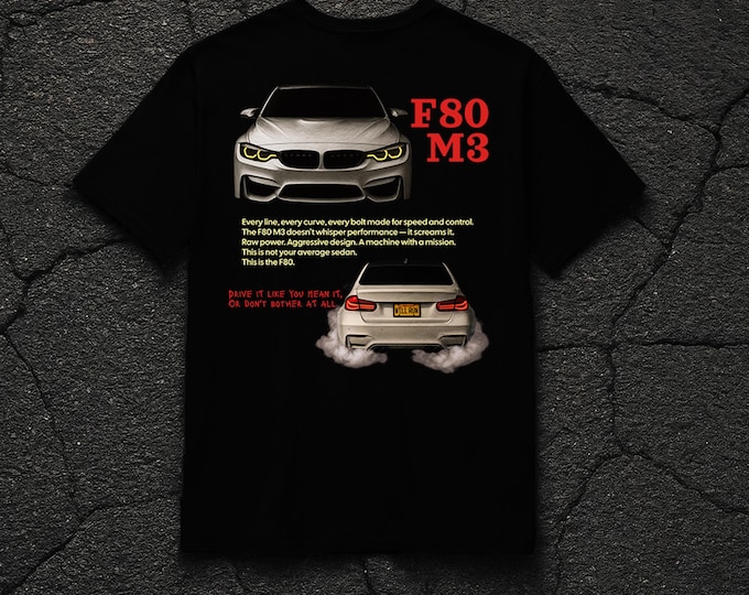 BMW F80 M3 Black T-Shirt