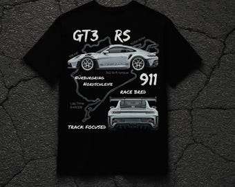 Porsche 911 GT3 RS T-Shirt | Nürburgring Graphic Tee