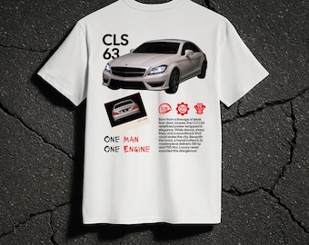 Mercedes CLS 63 White T-Shirt