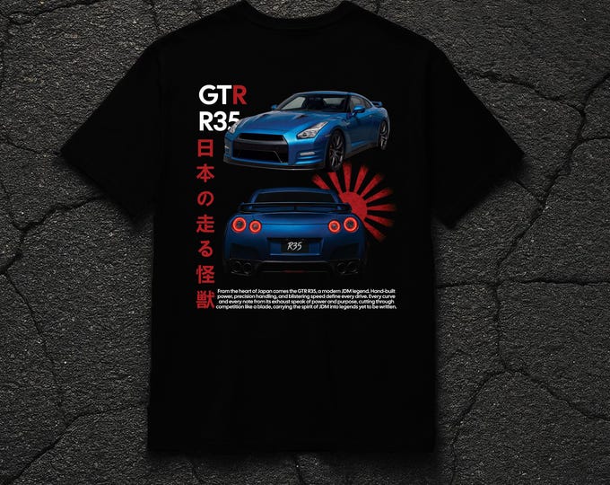 Nissan GTR R35 Black T-Shirt