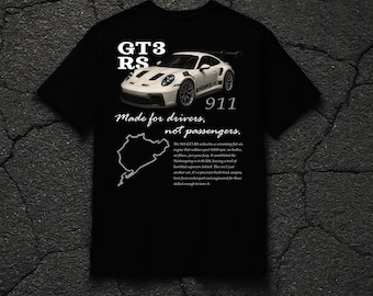 Porsche GT3 RS Black T-Shirt