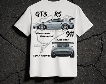 Porsche 911 GT3 RS T-Shirt | Nürburgring Graphic Tee