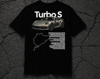 Porsche Turbo S Black T-Shirt