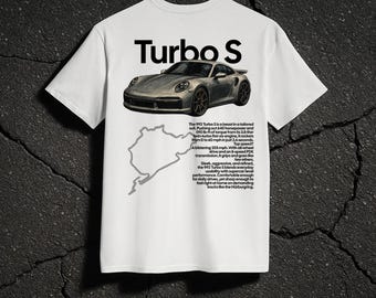 Porsche Turbo S White T-Shirt