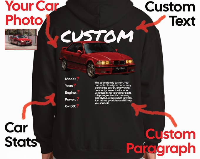 Custom Car Hoodie