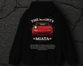 Mazda Miata Car Hoodie Black