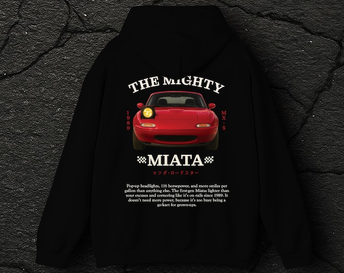 Mazda Miata Car Hoodie Black