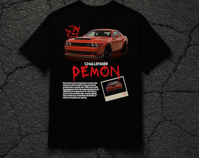 Dodge Challenger Demon Black T-Shirt