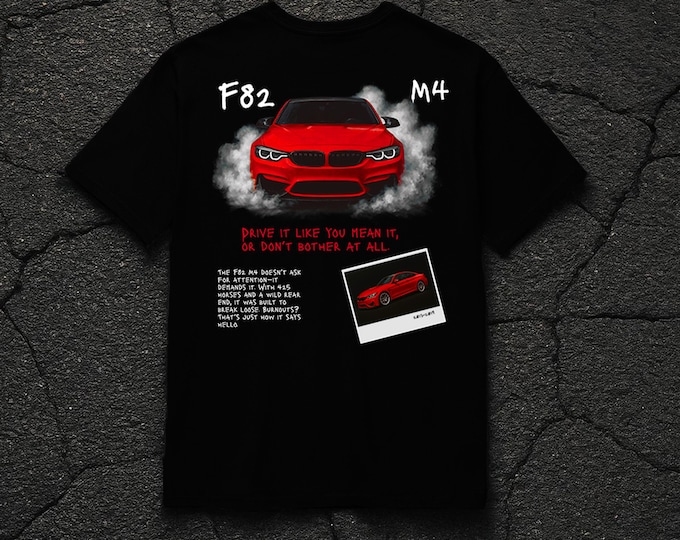 BMW F82 M4 Black T-Shirt