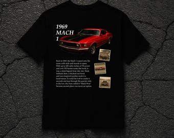 Ford Mustang Mach 1 Black T-Shirt