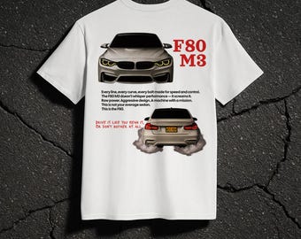 BMW F80 M3 White T-Shirt