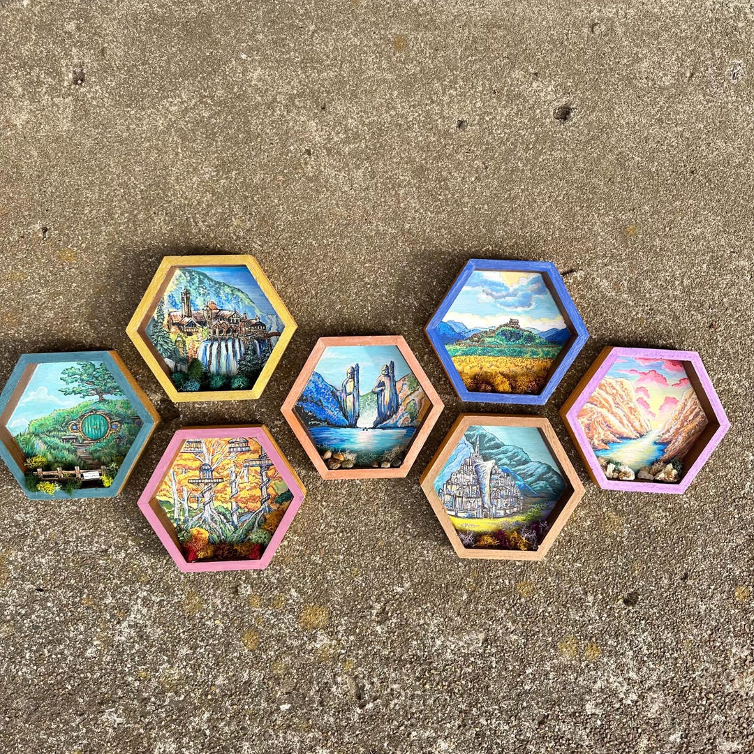 Shadowboxes Destin The Fellowship of the Mini Shadowboxes - Etsy