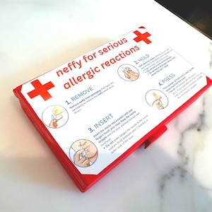 Custom hardshell case for neffy epinephrine spray (not jeffy)