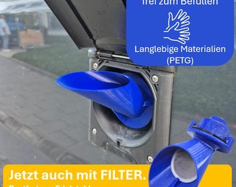 Trichter für den Frischwassertank an deinen Camper - dein kleiner Helfer auch mit Filtersieb