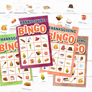 Printable Thanksgiving Bingo Game