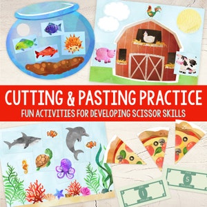 Scissor Skills Cutting Practice Activities for Pre-K and Kindergarten
