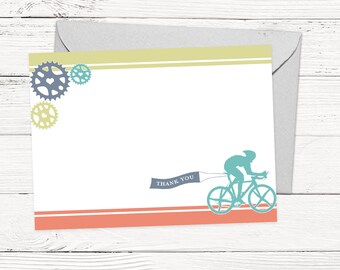 Cyclist Thank You Notes - Bike Stationery