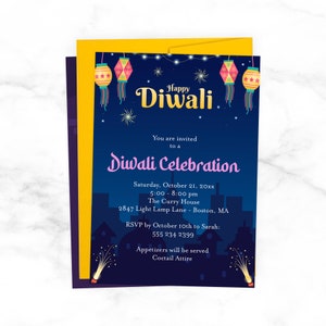 Diwali Party Invitation