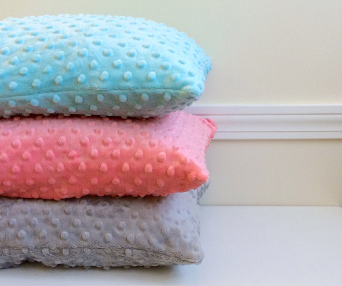 Minky Pillowcase Toddler size 12x16 or 13x18 inch Sleep Etsy