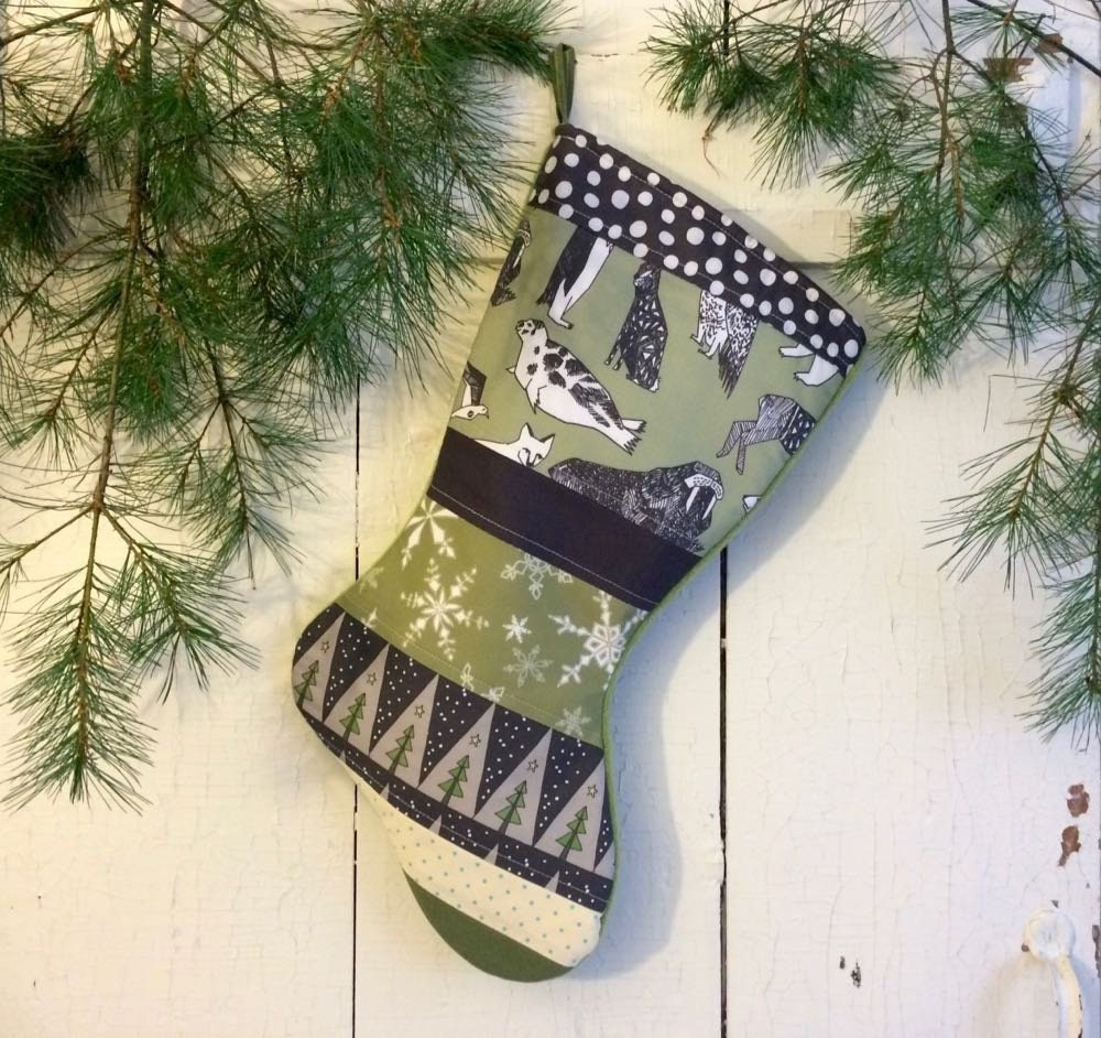 Woodland Animals Christmas Stocking - Etsy Woodland Animals Christmas Stocking - Etsy
