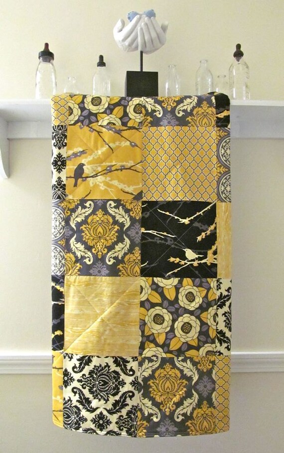 mustard crib bedding
