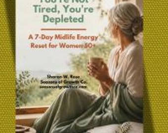 Midlife Energy Reset Workbook for Women 50+ | 7-Day Plan (Printable PDF)