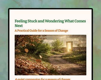 Life Transitions Guide: Discover Your Path (Printable PDF Download)