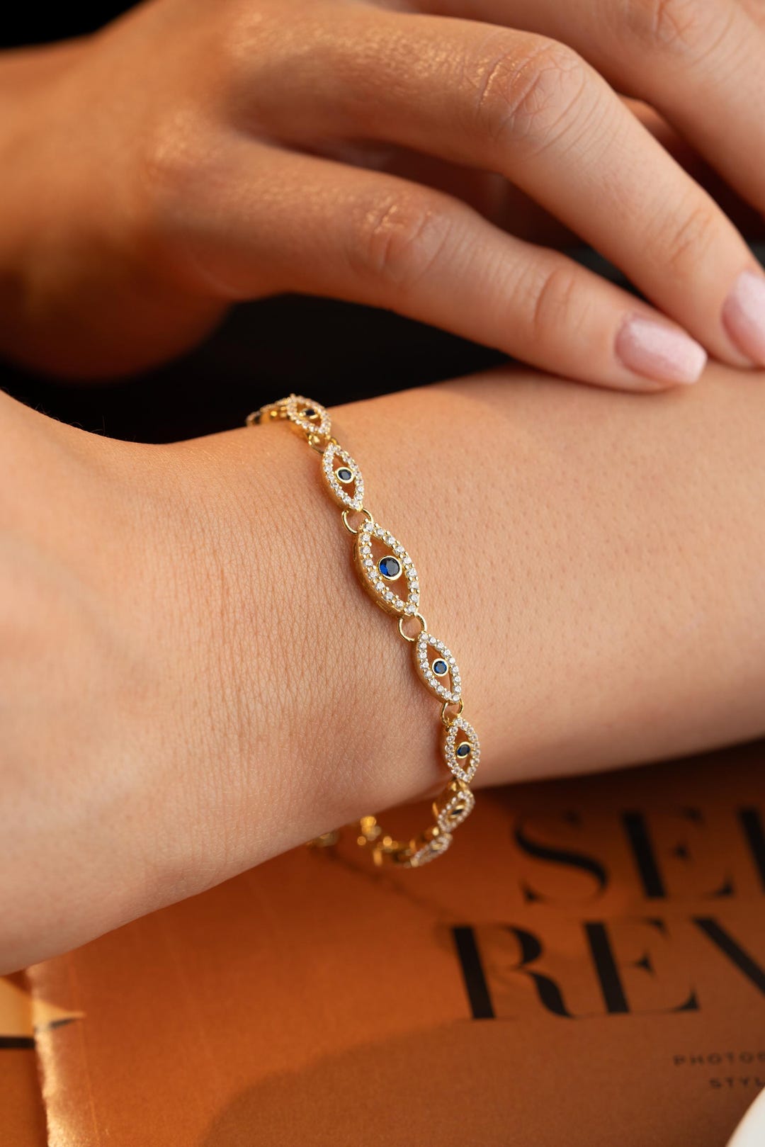 Evil Eye Bracelet Sterling Silver Protection Charm Spiritual Lucky — free download