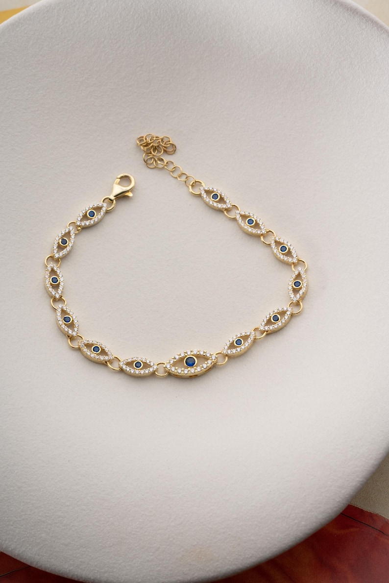 Evil Eye Bracelet Sterling Silver Protection Charm Spiritual Lucky — free download