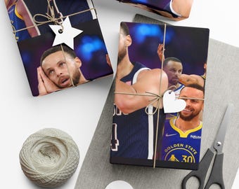 Arkusz papieru do pakowania inspirowany Stephenem Currym (30 x 20 cali) *Niestandardowy*