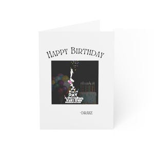 Rapper Birthday Card, Funny So Far Gone Album Parody, Hip Hop Rap Music Birthday Card, Unique Pop Culture Card
