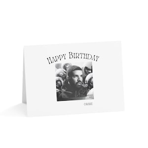 Rapper Birthday Card, Funny Scorpion Album Parody, Hip Hop Rap Music Birthday Card, Unique Pop Culture Card