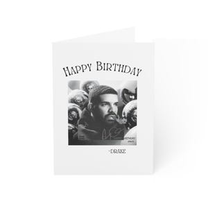 Rapper Birthday Card, Funny Scorpion Album Parody, Hip Hop Rap Music Birthday Card, Unique Pop Culture Card