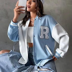 Custom Varsity Jacket, Personalized Varsity Jacket, Customizable Baseball, Bomber Jackets Manufacturer for Men and Women, Gift For Her