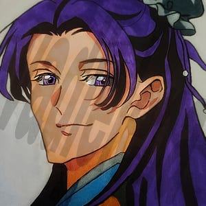 Master Jinshi from the apothecary diaries handdrawn art