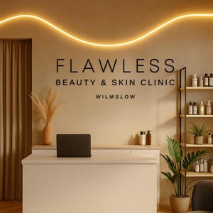Business Logo Sign, Reception Logo Sign, Beauty Salon Sign, Laser Cut Logo Sign, 3D Business Sign, Business Signboard, Aesthetic Salon Sign