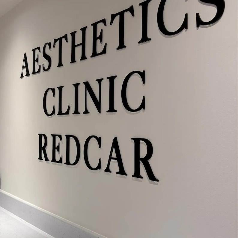 Laser Cut Business Logo Sign, Reception Decor, 3D Signboard image 9