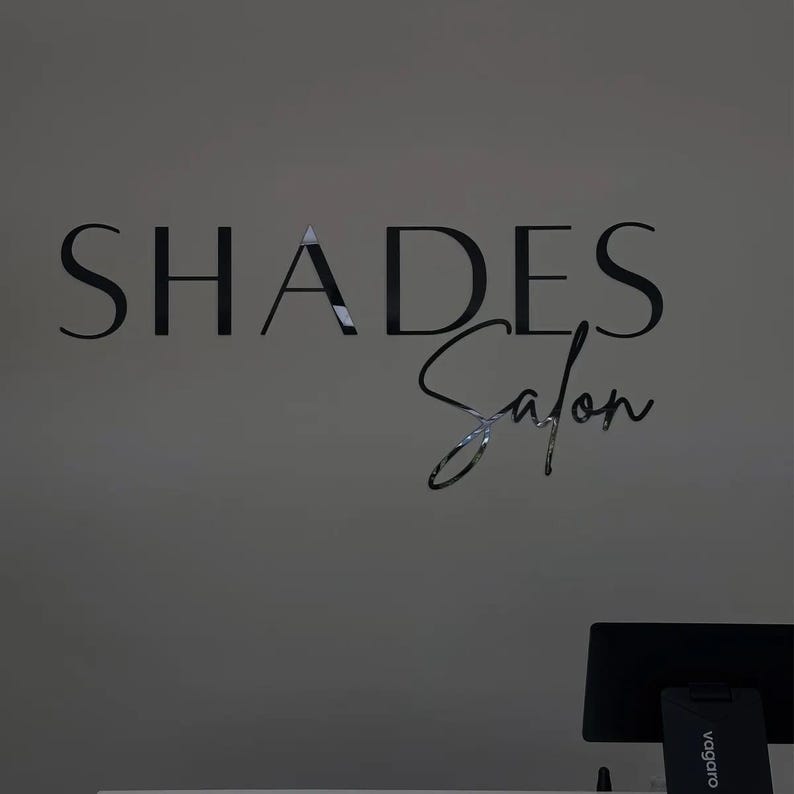 Laser Cut Business Logo Sign, Reception Decor, 3D Signboard image 11
