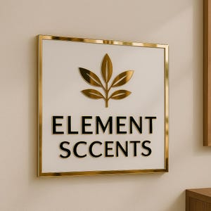 Custom Rectangle Acrylic Salon Sign, Personalized Beauty Studio Wall Logo, Business Name Sign for Esthetician, Spa or Nail Room Decor